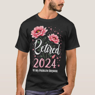 Pension 2024 Kvinnor som är pensionerade 2024 Mitt T Shirt