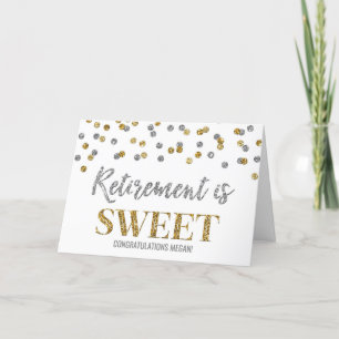 Pension är Sweet Guld Silver Kort