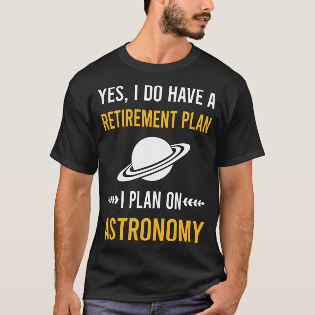 Pension astronomi t shirt (Framsida)