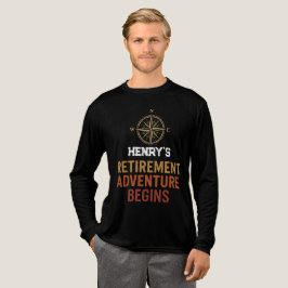 Pension äventyr börjar, pensioneras t shirt