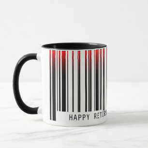 Pension Barcode med laser Mugg