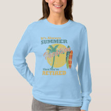 Pension Bliss dams blå, långlivad T- Shirt