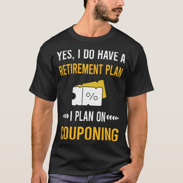 Pension Couponing Coupon Coupons T Shirt (Framsida)