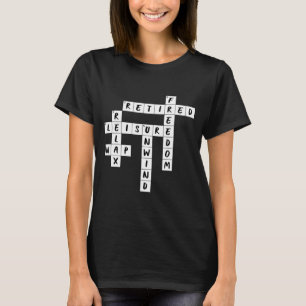 Pension Crossword Puzzle Stunning T Shirt