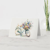 Pension-cykel med blommor