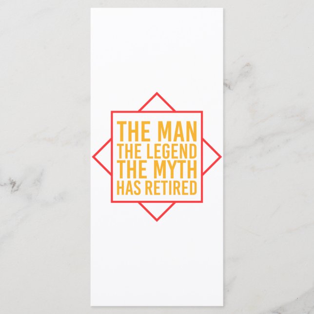 Pension Den man myten som Legend har gått i pensio Program (Framsida)