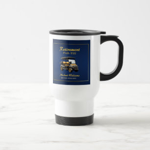 Pension Elegant Golf Theme Cart Blue Guld Resemugg