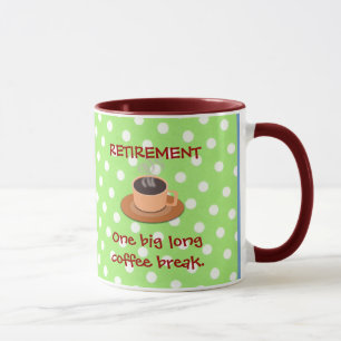 PENSION: En stor lång kaffebrytning Mugg