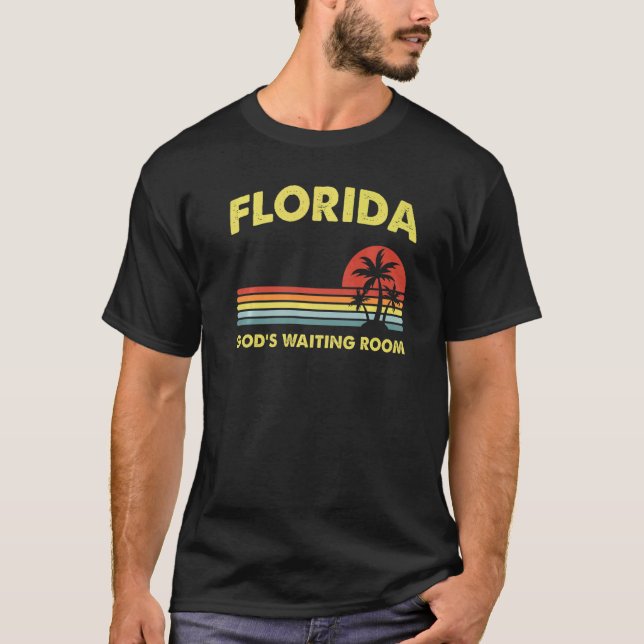 Pension Florida God väntar på rum Gamk Folks Ho T Shirt (Framsida)