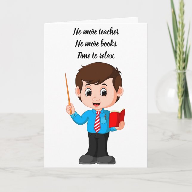 **PENSION** FÖR DIN FAVORITE "TEACHER" KORT (Framsida)