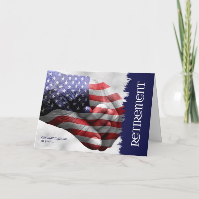 Pension från militären eller Tillsatta lagar Kort (Framsida)