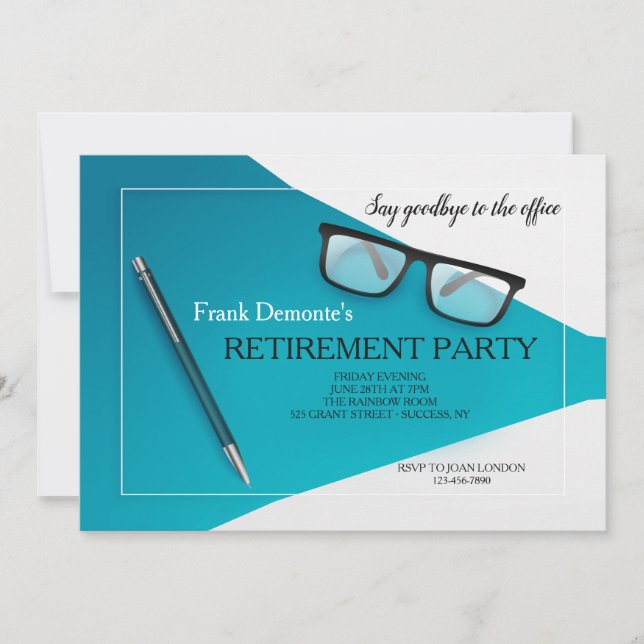 Pension från Office-inbjudan Inbjudningar (Framsida)