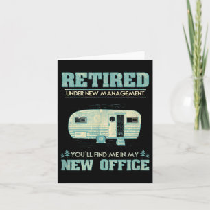 Pension Funny Camping Rv Caravan Gift Retiree N Kort