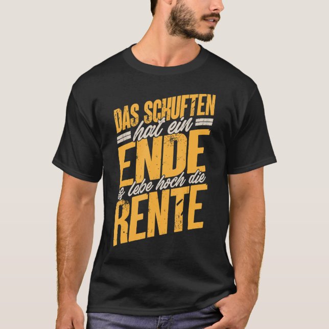 Pension Funny Pension Entry Es Lebe Hoch Die T Shirt (Framsida)