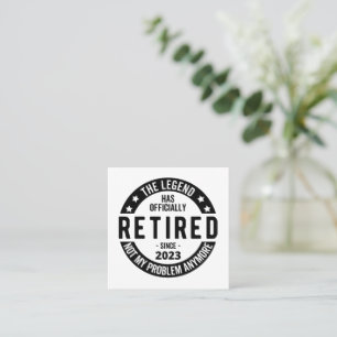 pension fyrkantigt visitkort