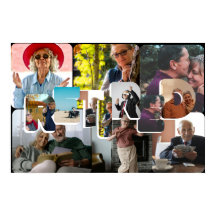 Pension-gåva, roligtens pensionerade väggfototidsl
