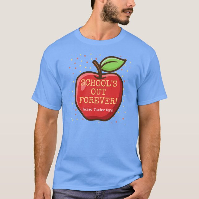 Pension-gåvor. Apple för lärare T Shirt (Framsida)