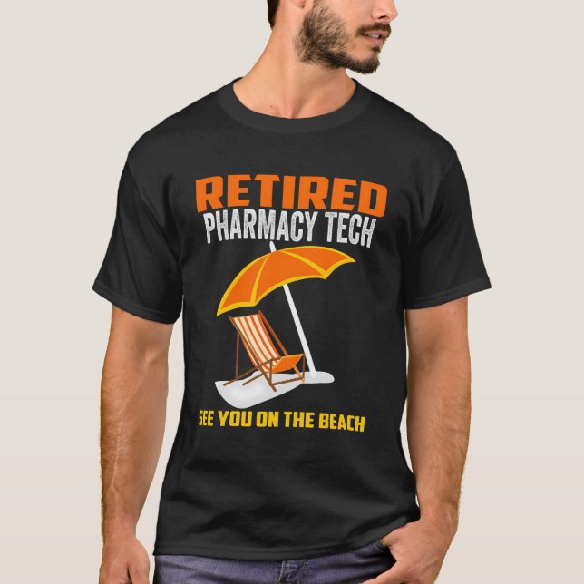 Pension-gåvor från pensionerad farmaceut t shirt (Framsida)