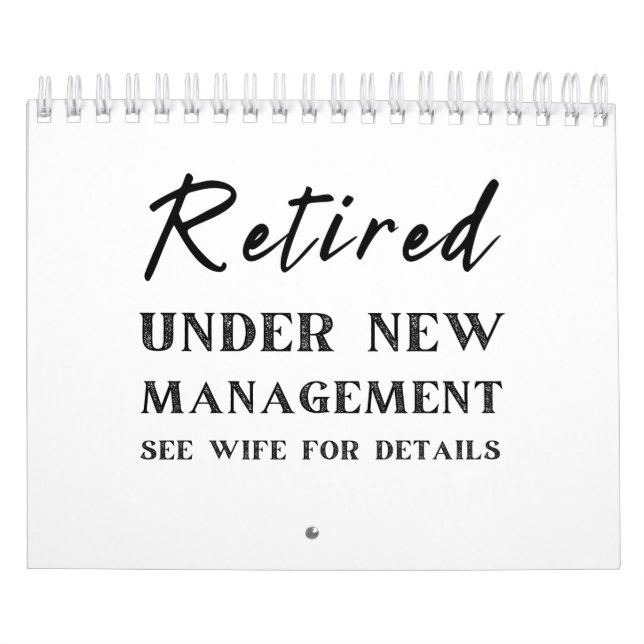 pension-gåvor till make från hustru kalender (Omslag)