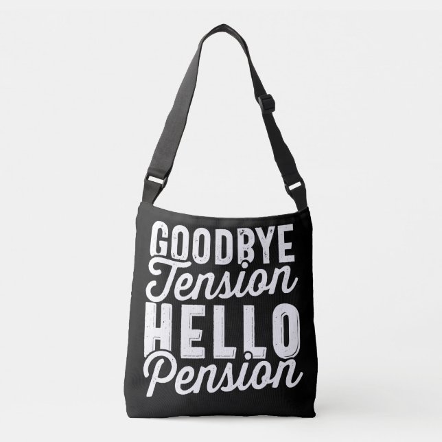 Pension Gift, adjö till Hej-pension Axelväska (Framsida)