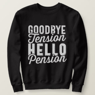 Pension Gift, adjö till Hej-pension Lång Ärmad Tröja