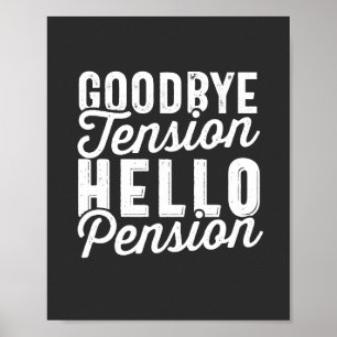 Pension Gift, adjö till Hej-pension Poster
