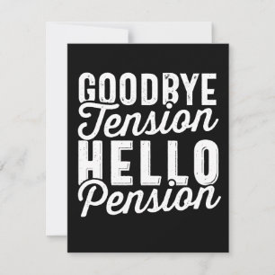 Pension Gift, adjö till Hej-pension Spara Datumet