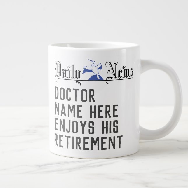 Pension Gift för Doktor Jumbo Mugg (Höger)