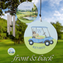 Pension Gift Golf Theme Namn Datum