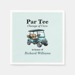 Pension Golf Cart Par Thee Pappersservett