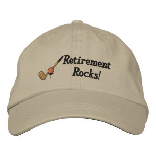 Pension Golf Embroized Hat Broderad Keps