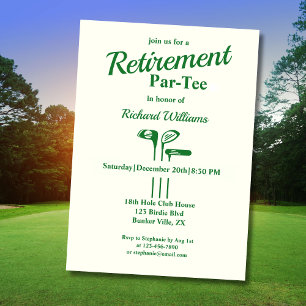 Pension Golf-Klubbar som behandlas i päron Inbjudningar