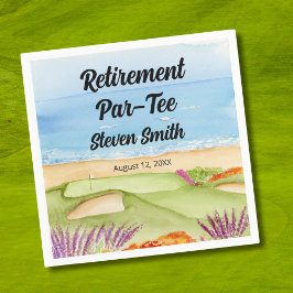 Pension Golf-kursen genom Beach-inbjudan Pappersservett
