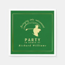 Pension Golf Party Classic Grönt Golden Player