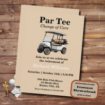 Pension Grått Golf Cart Par Tee