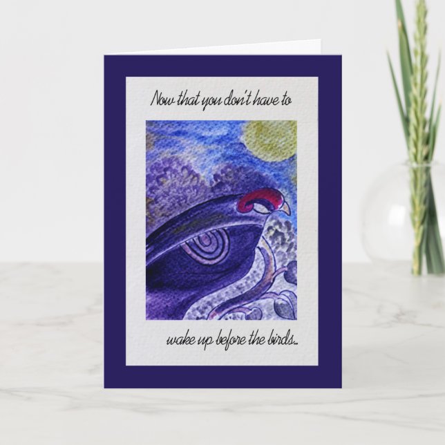 Pension Grattis Note Kort (Framsida)