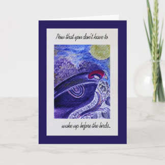 Pension Grattis Note Kort