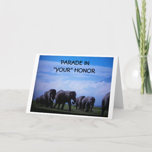 PENSION GRATTIS W/ ELEPHANT PARAD KORT (Framsida)