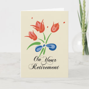 Pension Grattisar med röda blommor Kort