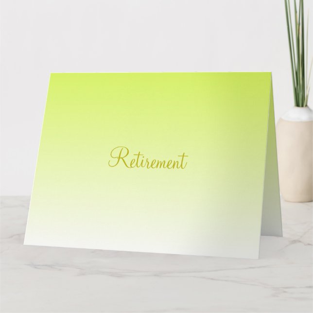 Pension Grattiss Sunny Gult Papper Kort (Framsida)
