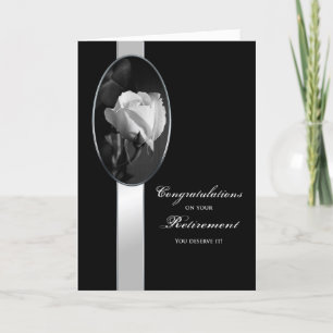 PENSION-GRATULERINGAR - ELEGANT RO KORT