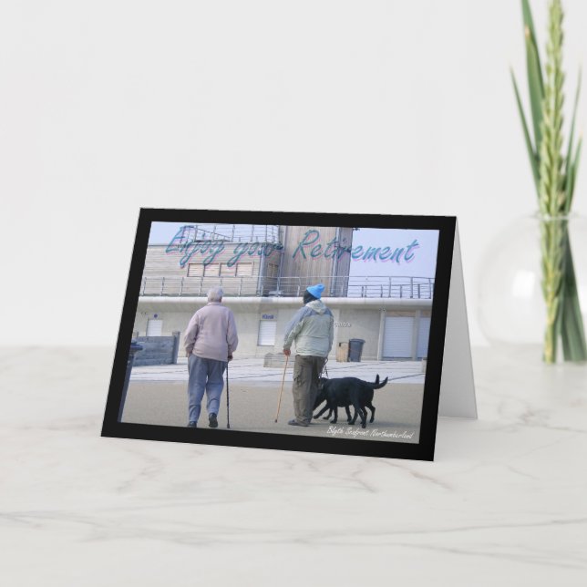 Pension hälsningskort bild i Blyth och manar Kort (Framsida)