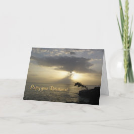 Pension-hälsningskort för medarbetare kort