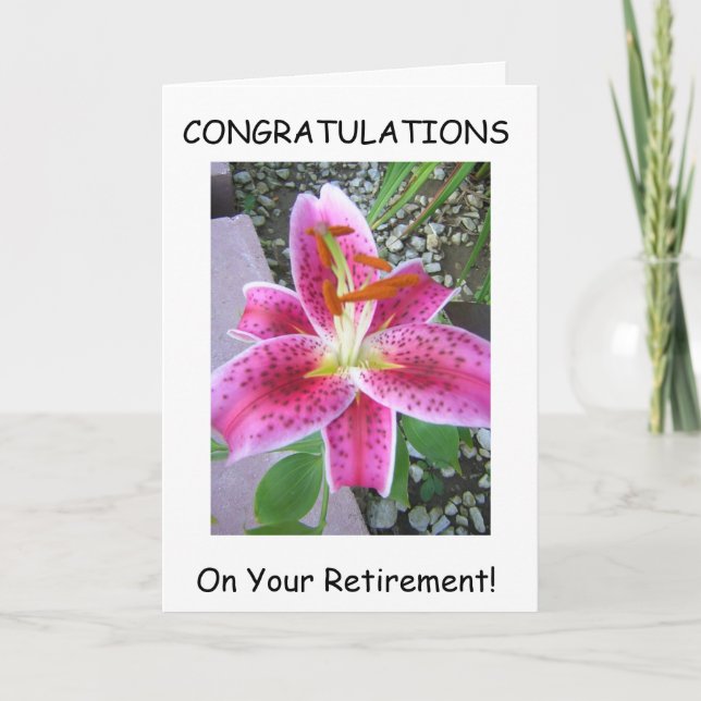 Pension-hälsningskort Kort (Framsida)