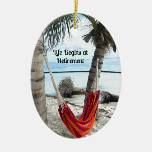 Pension: Hammock på Beach Julgransprydnad Keramik