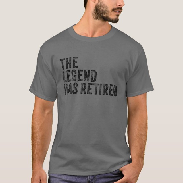 Pension har dragit tillbaka Chef Manager-Roligten T Shirt (Framsida)
