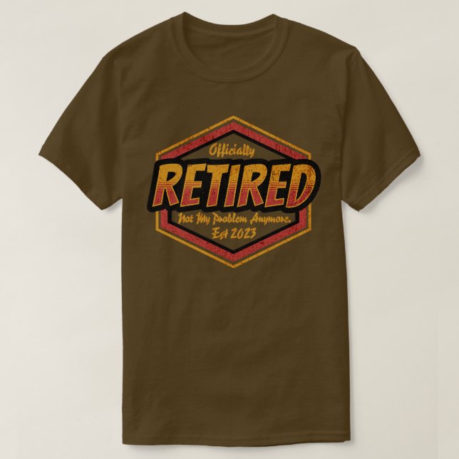 Pension har inte längre mitt problem 2023 2 t shirt (Design framsida)