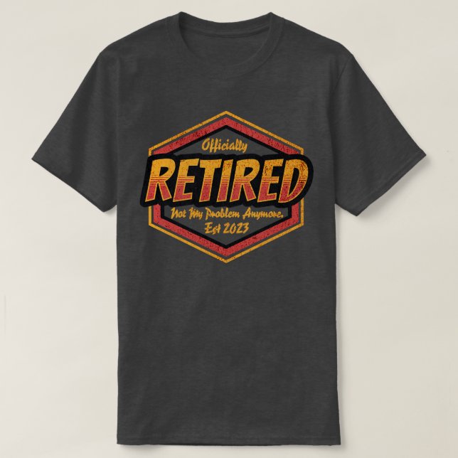 Pension har inte längre mitt problem 2023 t shirt (Design framsida)