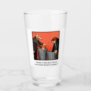 Pension Humor Beer Glass Gift för honom Glaskopp