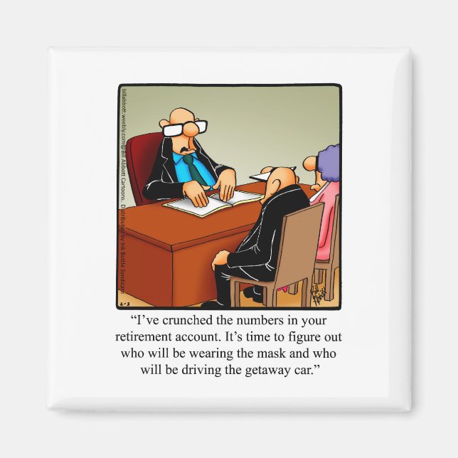 Pension Humor Magnet (Framsidan)